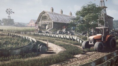 UE虚幻引擎高度详细谷仓道具完整农场环境 Barnyard Megapack