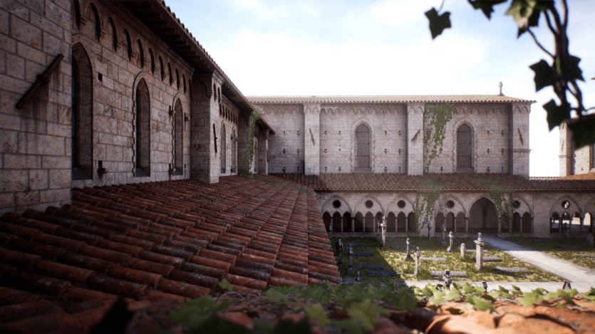 UE虚幻引擎 中世纪教堂、修道院、修道院的模块化资产 Medieval Modular Church