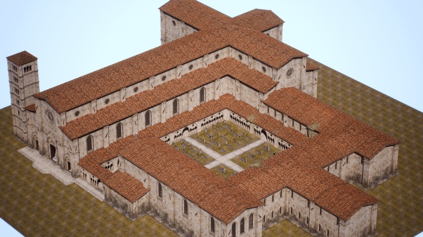 UE虚幻引擎 中世纪教堂、修道院、修道院的模块化资产 Medieval Modular Church