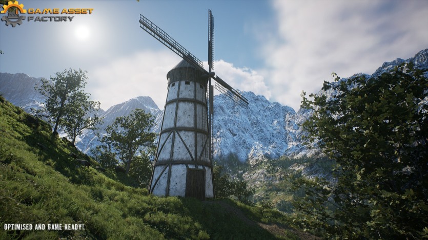 UE虚幻引擎 中世纪村庄模块化建筑包 Medieval Village Modular Buildings Pack