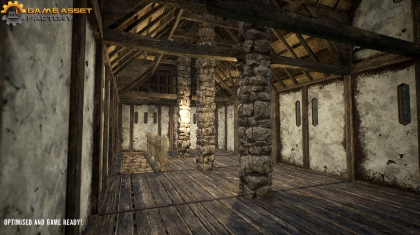 UE虚幻引擎 中世纪村庄模块化建筑包 Medieval Village Modular Buildings Pack