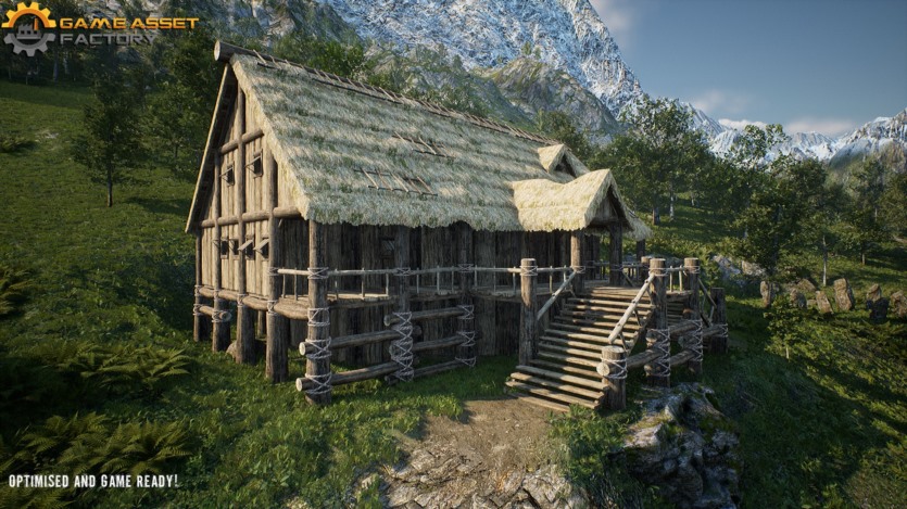 UE虚幻引擎 中世纪村庄模块化建筑包 Medieval Village Modular Buildings Pack