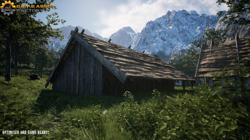 UE虚幻引擎 中世纪村庄模块化建筑包 Medieval Village Modular Buildings Pack