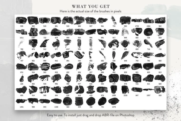 1309个PS印章画笔套装合集 All Photoshop Stamp Brushes Bundle