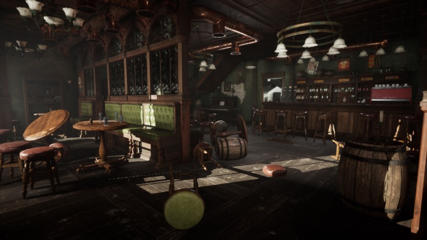 UE虚幻引擎废弃的酒吧内部道具资产集 Abandoned Irish Pub