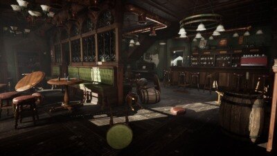 UE虚幻引擎废弃的酒吧内部道具资产集 Abandoned Irish Pub