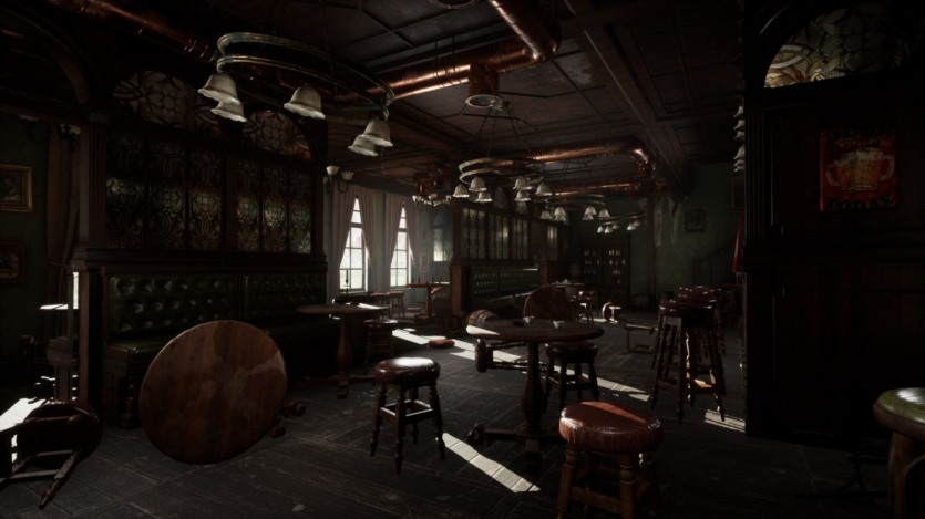 UE虚幻引擎废弃的酒吧内部道具资产集 Abandoned Irish Pub