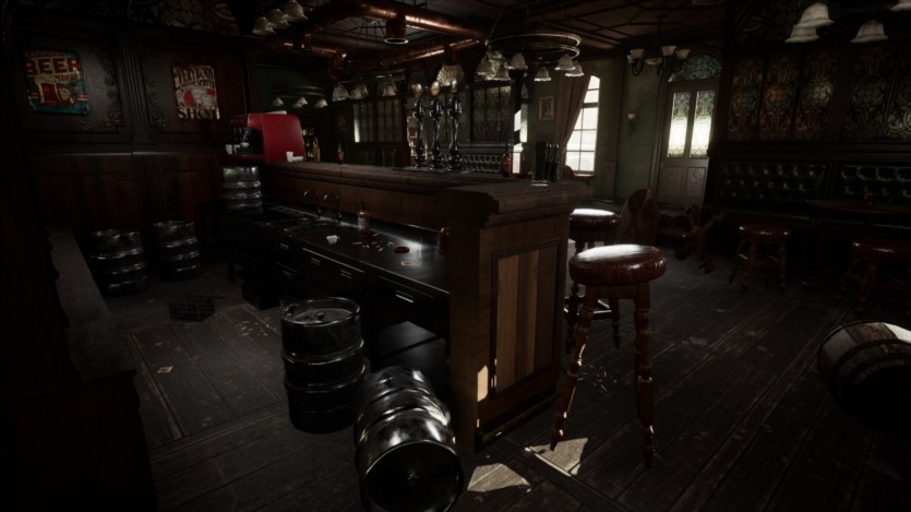 UE虚幻引擎废弃的酒吧内部道具资产集 Abandoned Irish Pub