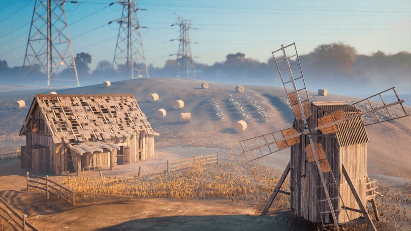UE虚幻引擎乡村风车和谷仓环境资产 Countryside Windmills & Barns 5.0