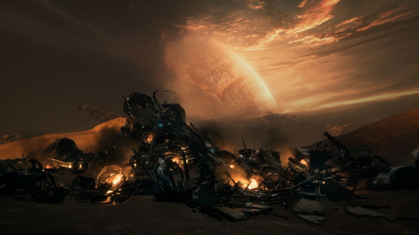 Unreal Engine虚幻引擎资产坠毁的星舰包 Crashed Starship Pack