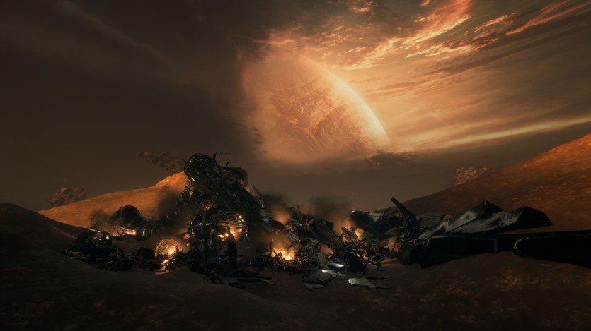 Unreal Engine虚幻引擎资产坠毁的星舰包 Crashed Starship Pack