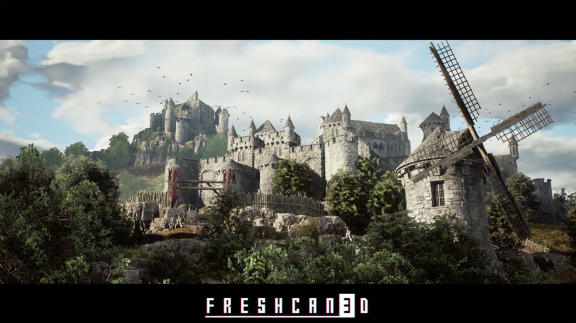 Unreal Engine虚幻引擎模块化中世纪环境资产 Modular Medieval Environment