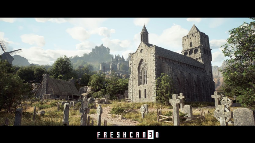 Unreal Engine虚幻引擎模块化中世纪环境资产 Modular Medieval Environment