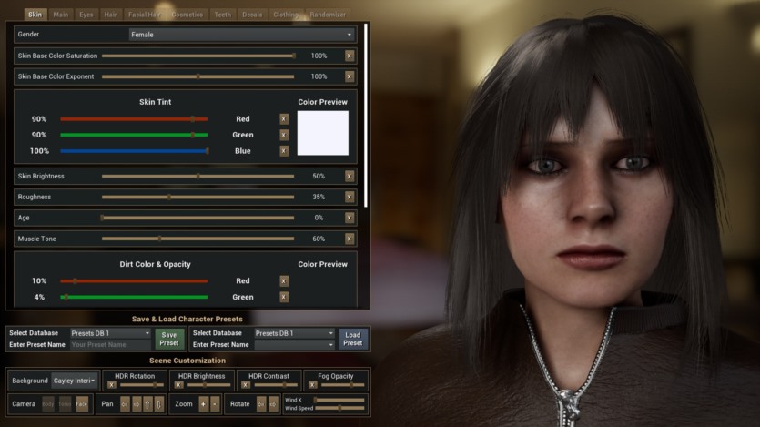 Unreal Engine虚幻引擎通用角色定制系统 Universal Character Customization System v1