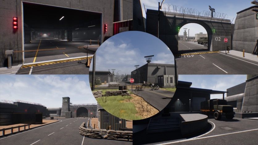 UE虚幻引擎4合1模块化研究设施/巨型捆绑包 4 IN 1 Modular Research Facility Mega Bundle 5.0