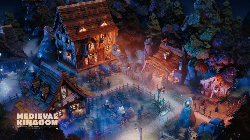 Unreal Engine虚幻引擎中世纪王国 PBR 3D 模块化艺术资产 Medieval Kingdom