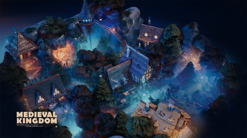 Unreal Engine虚幻引擎中世纪王国 PBR 3D 模块化艺术资产 Medieval Kingdom