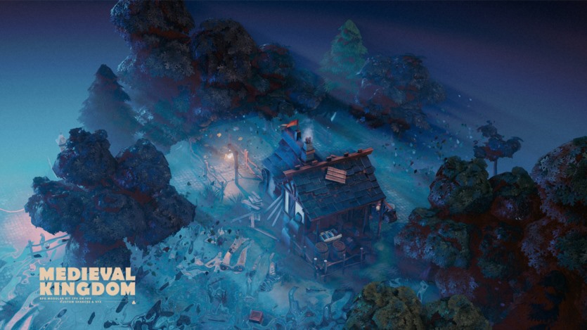 Unreal Engine虚幻引擎中世纪王国 PBR 3D 模块化艺术资产 Medieval Kingdom
