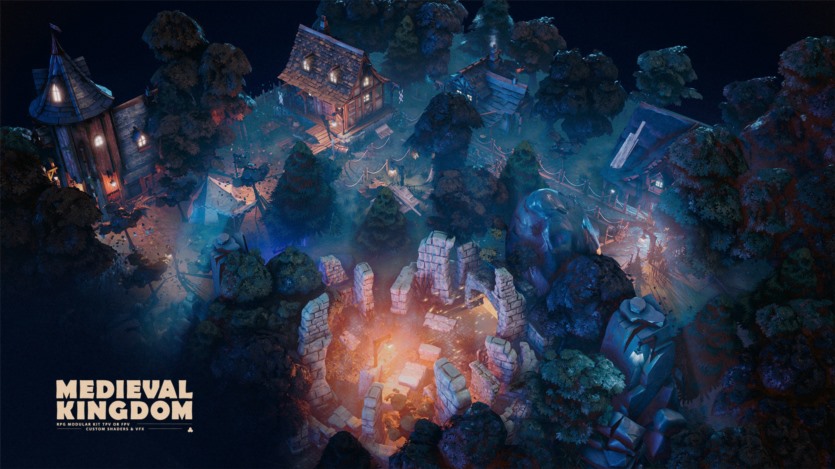 Unreal Engine虚幻引擎中世纪王国 PBR 3D 模块化艺术资产 Medieval Kingdom