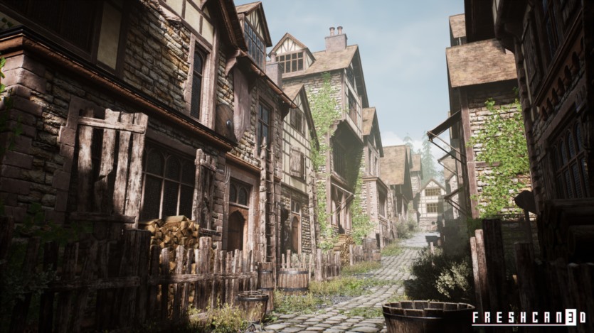 Unreal Engine虚幻引擎中世纪街道城镇资产 Medieval Street Pack