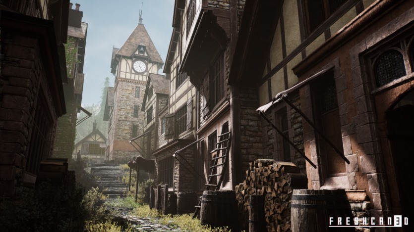 Unreal Engine虚幻引擎中世纪街道城镇资产 Medieval Street Pack