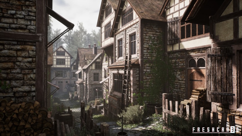 Unreal Engine虚幻引擎中世纪街道城镇资产 Medieval Street Pack