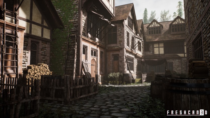 Unreal Engine虚幻引擎中世纪街道城镇资产 Medieval Street Pack