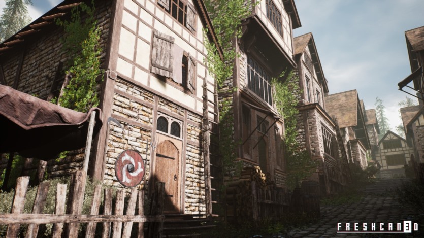 Unreal Engine虚幻引擎中世纪街道城镇资产 Medieval Street Pack