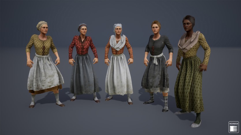 Unreal Engine虚幻引擎中世纪村庄超过550个资产 Medieval Village Megapack