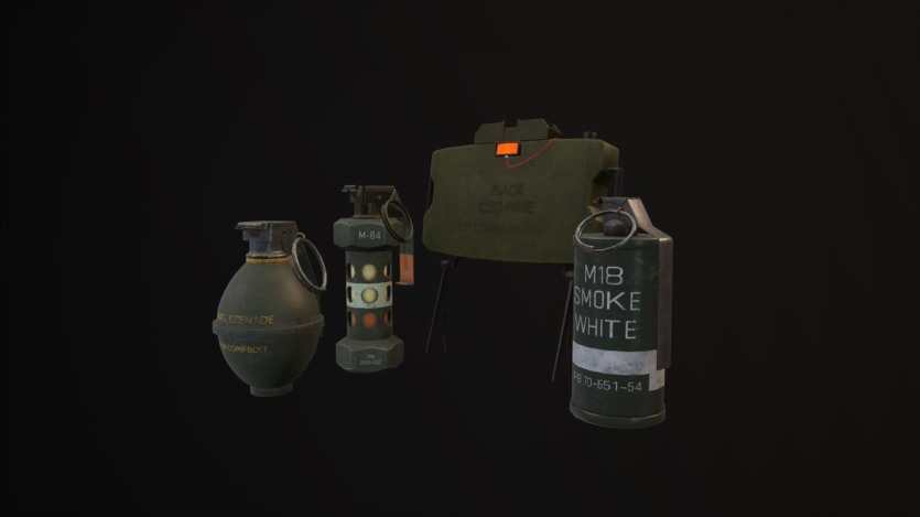 Unreal Engine完全可定制的武器包16支枪3 把刀15个附件资产 Customizable Weapon Pack