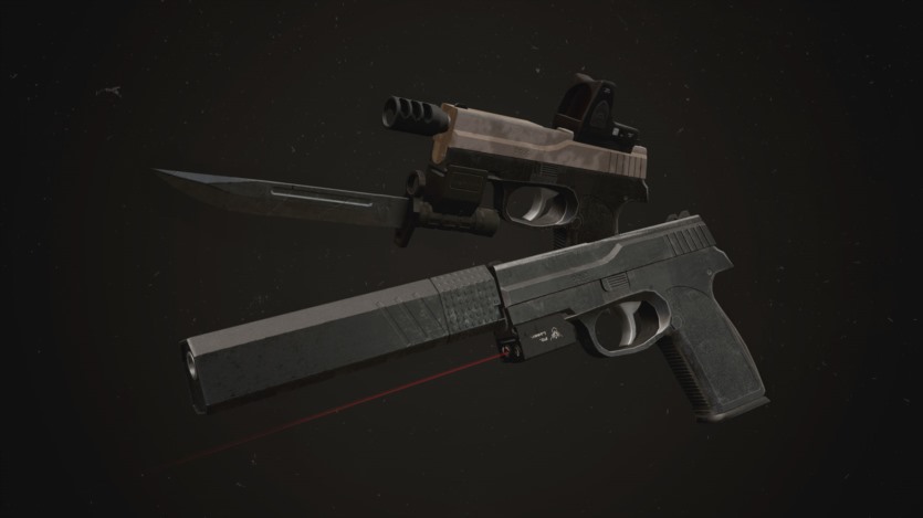 Unreal Engine完全可定制的武器包16支枪3 把刀15个附件资产 Customizable Weapon Pack