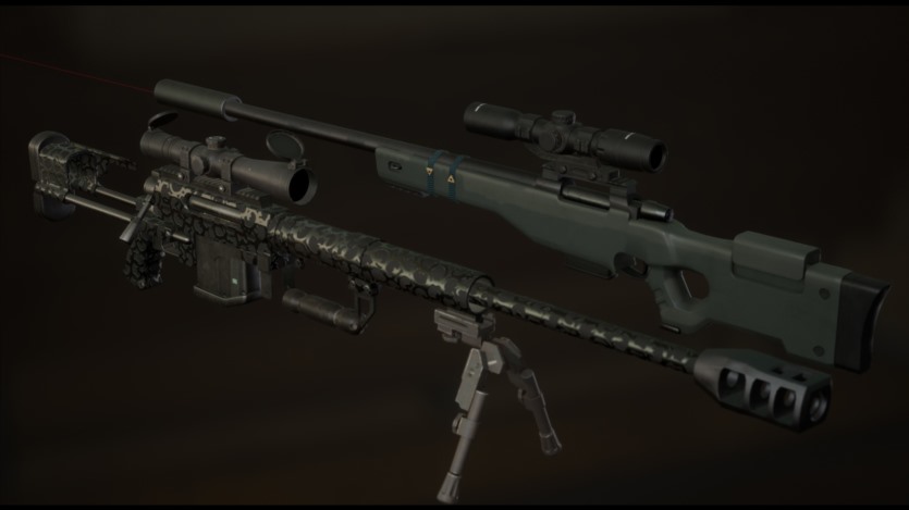 Unreal Engine完全可定制的武器包16支枪3 把刀15个附件资产 Customizable Weapon Pack