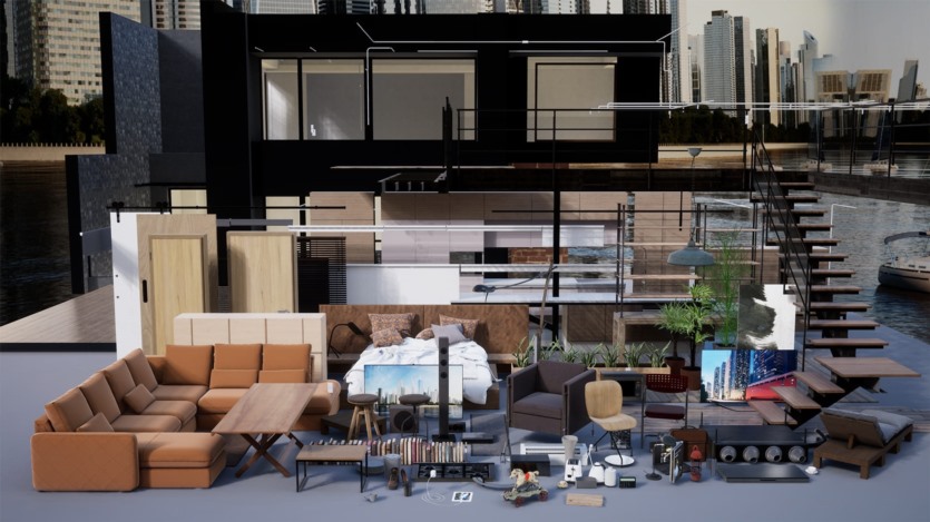 UE4现代住宅室内场景模型 Evermotion - Archinteriors for UE Vol. 6