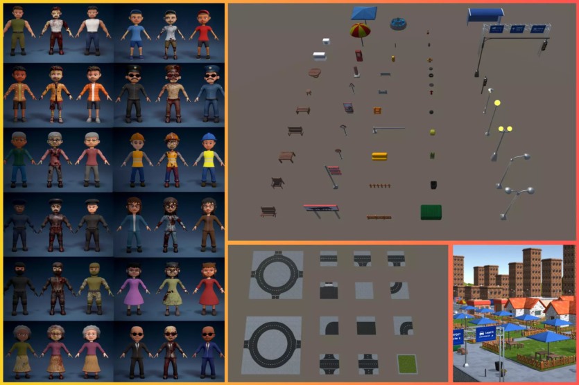 Unity游戏素材资源合集2023年2月第一季 Unity Asset Bundle February 2023 Vol.1
