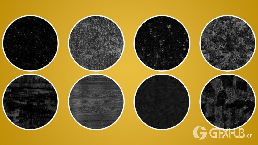 高品质缺陷高光遮罩贴图 High Quality Useful Grunge Stencil Imperfection vol.2