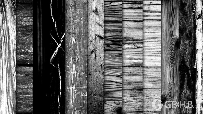 100个实用木质缺陷高光遮罩贴图 MEGA PACK - 100 Practical and useful WOOD Stencil imperfection