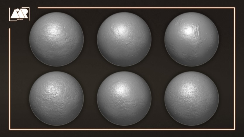 30个金属Alpha无缝可平铺 30 Metal Alphas (Seamless and Tileable - Vol 01)
