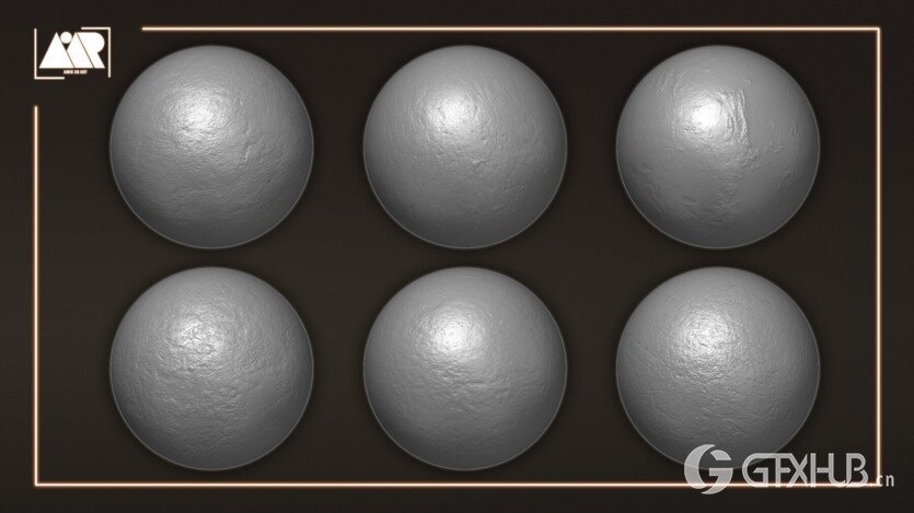 30个金属Alpha无缝可平铺 30 Metal Alphas (Seamless and Tileable - Vol 01)