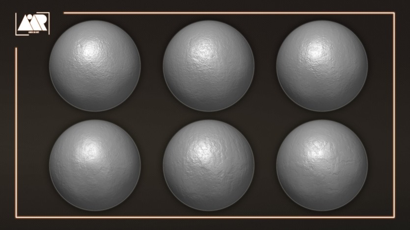 30个金属Alpha无缝可平铺 30 Metal Alphas (Seamless and Tileable - Vol 01)