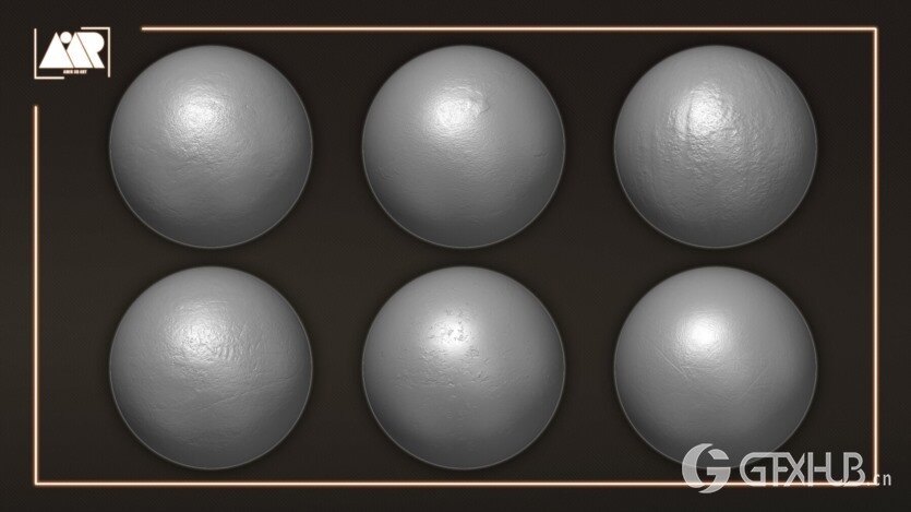 30个金属Alpha无缝可平铺 30 Metal Alphas (Seamless and Tileable - Vol 01)