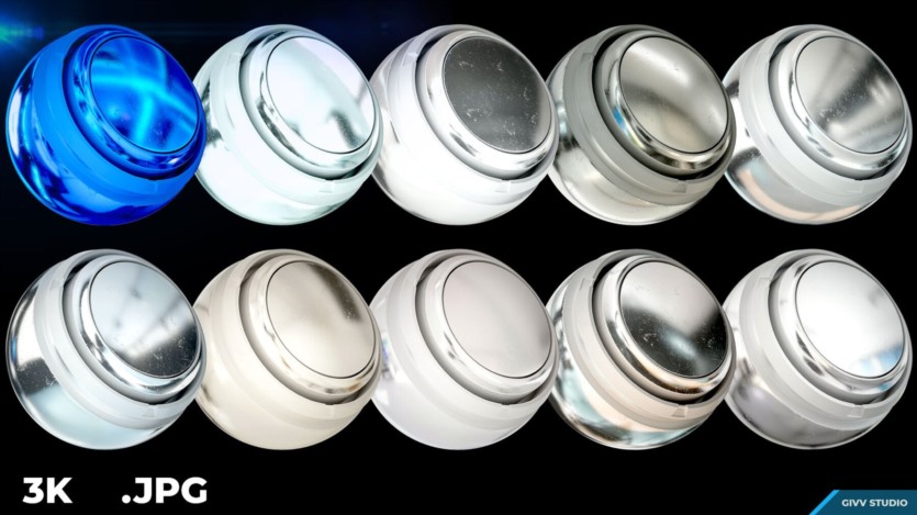 100 个工作室HDRI全景环境贴图 Artstation - 100 Studio Light HDRI Vol 3