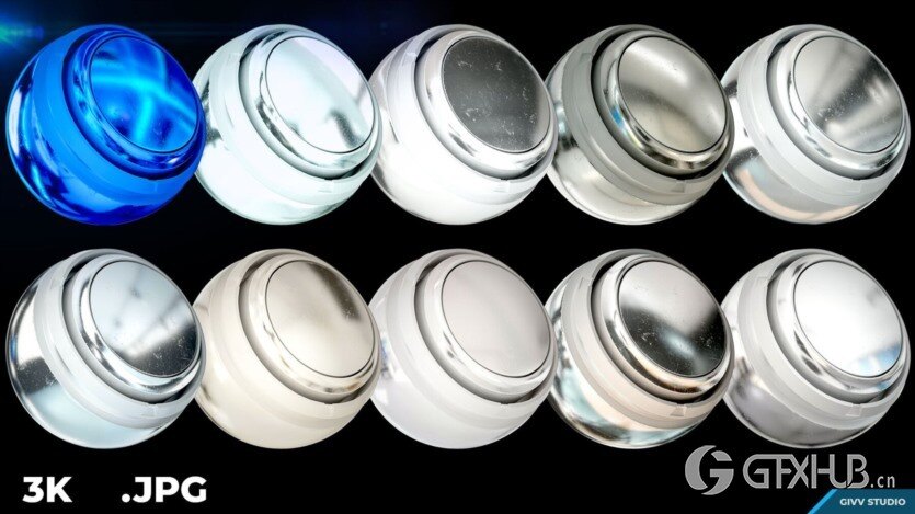 100 个工作室HDRI全景环境贴图 Artstation - 100 Studio Light HDRI Vol 3