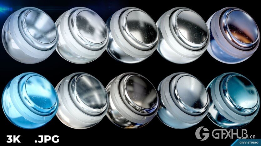 100 个工作室HDRI全景环境贴图 Artstation - 100 Studio Light HDRI Vol 3