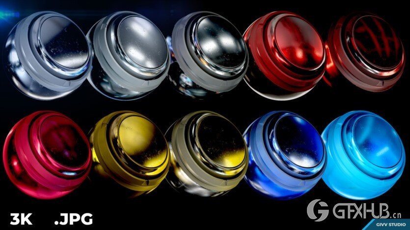 100 个工作室HDRI全景环境贴图 Artstation - 100 Studio Light HDRI Vol 3