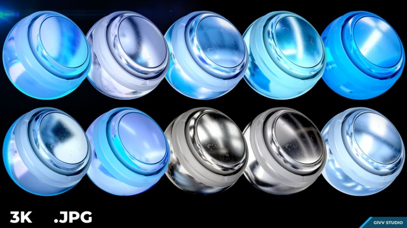100 个工作室HDRI全景环境贴图 Artstation - 100 Studio Light HDRI Vol 3