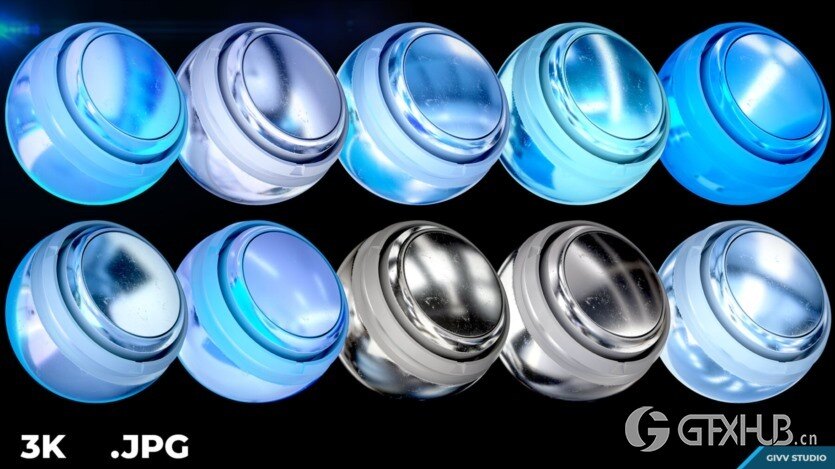 100 个工作室HDRI全景环境贴图 Artstation - 100 Studio Light HDRI Vol 3