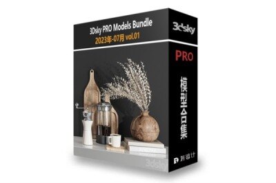 3dsky Pro 2023年7月3D模型合辑第一季 | 120套 | 7.1GB