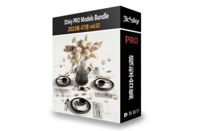 3dsky Pro 2023年7月3D模型合辑第二季 | 111套 | 7.1GB