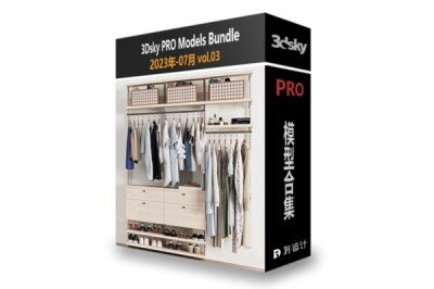 3dsky Pro 2023年7月3D模型合辑第三季 | 120套 | 5.26GB