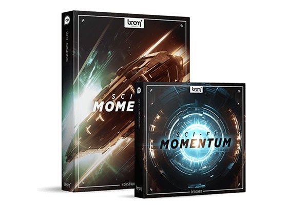 史诗般的震撼未来星际飞船浩瀚宇宙中翱翔的动态声音 Boom Library Sci-Fi - Momentum Designed / Construction Kit